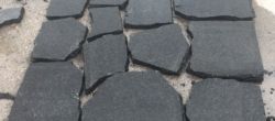 Crazy Paving 1 sqms Layers Charcoal Black Granite Crazy Paving